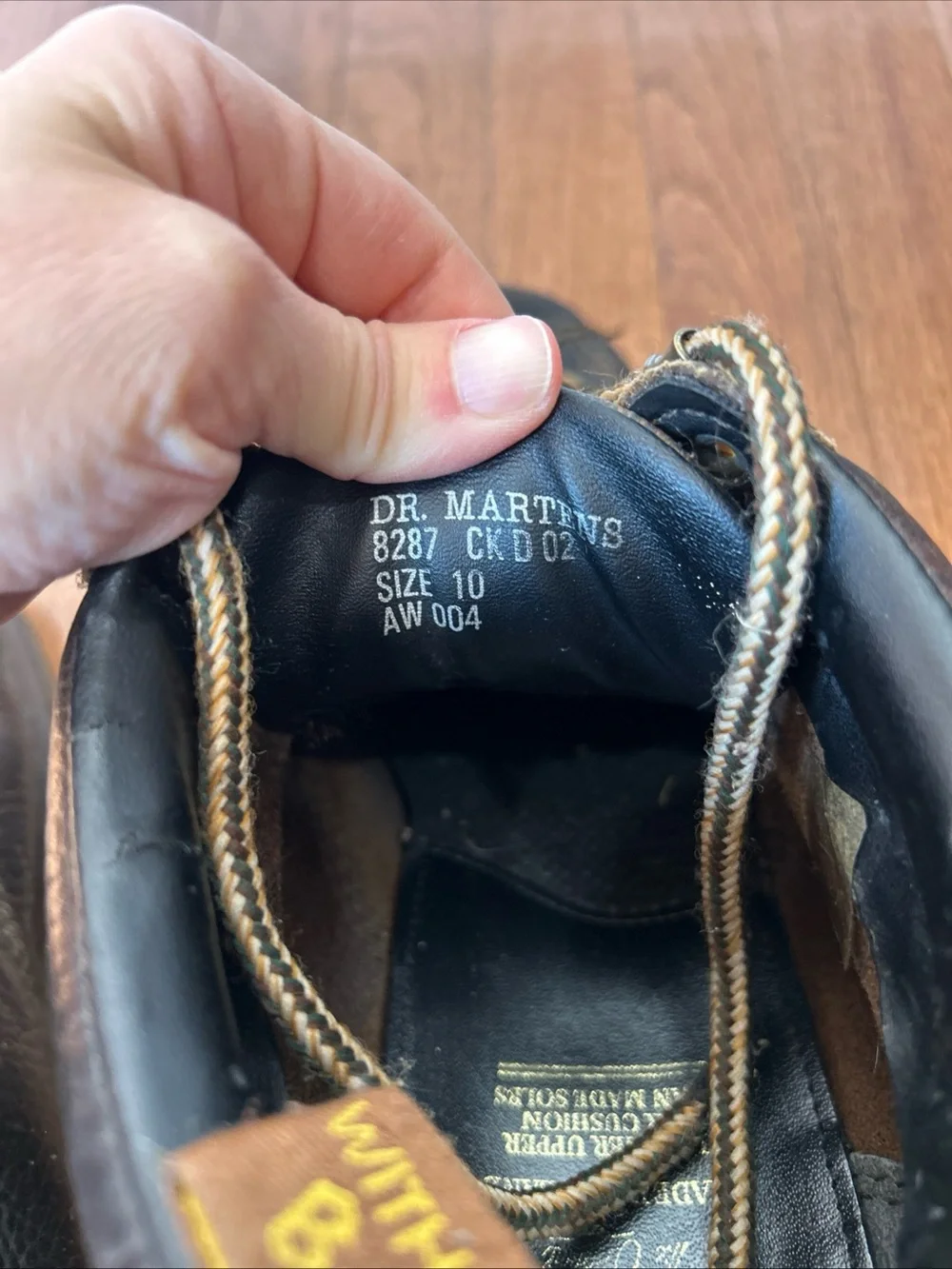 Dr. Martens Air Wair Work Boots Ankle Men’s Size 10 Brown